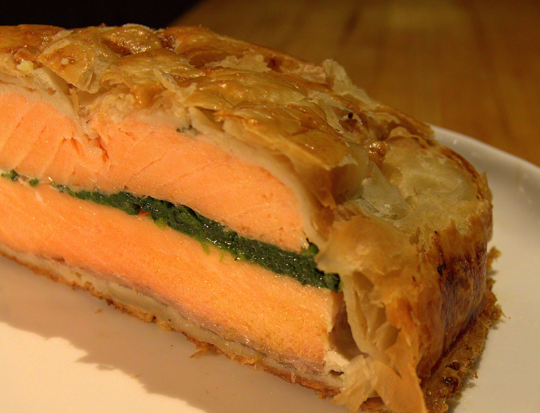 Gordie’s Salmon en Croute enough for 4 people Chesil Smokery