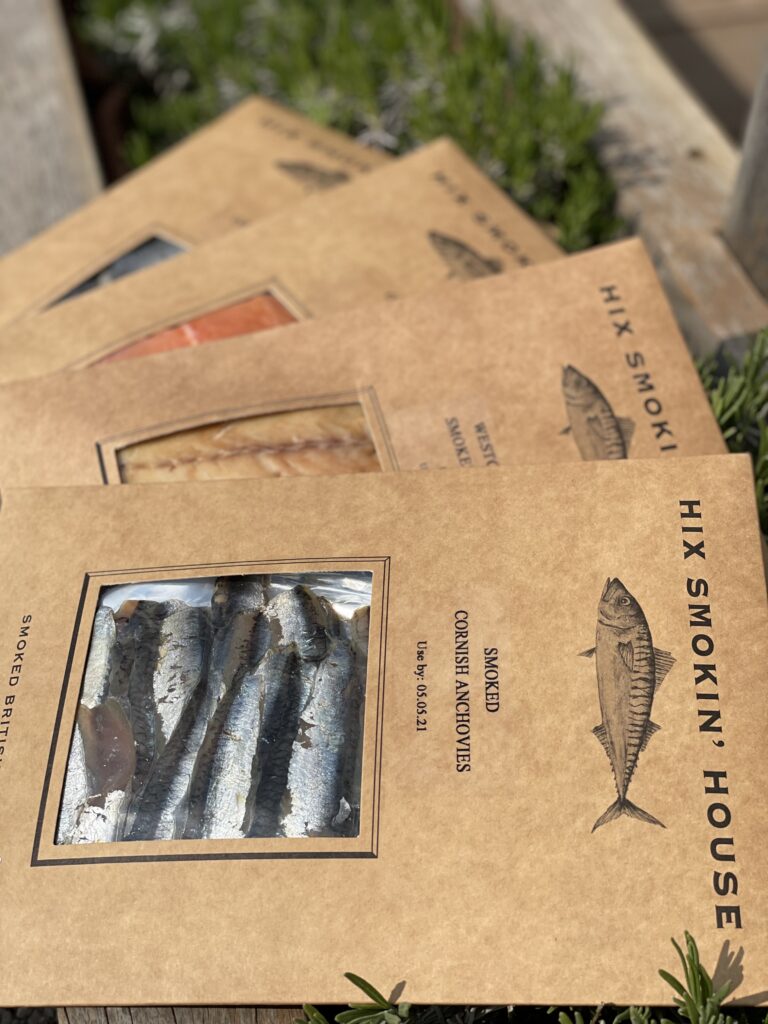 Smoked anchovies