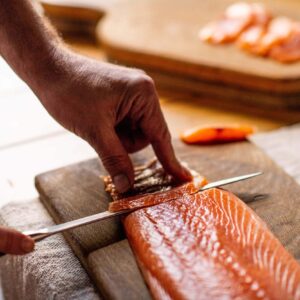 Hix smokin house salmon